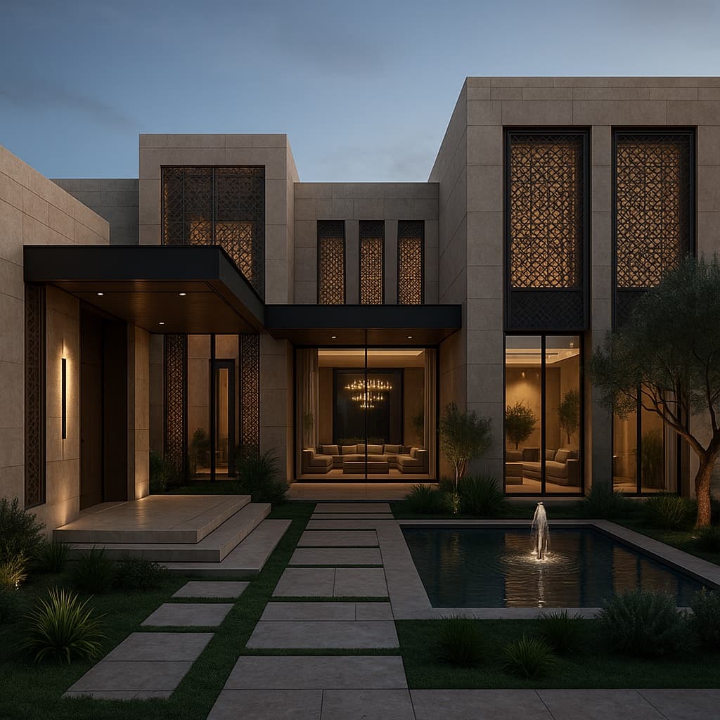 Modern Arabic Villa Design