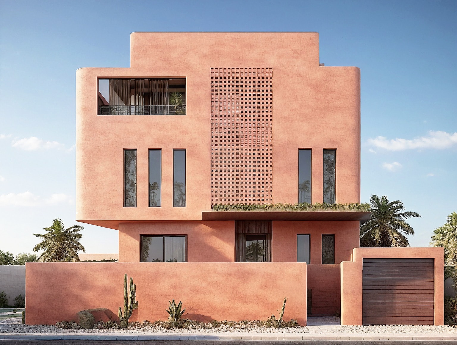 Sustainable building concept with advanced structural design