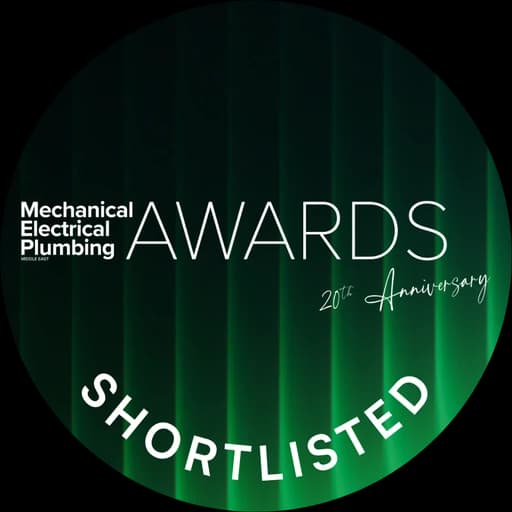 MEP Awards 2026 shortlisted badge — 20th anniversary edition