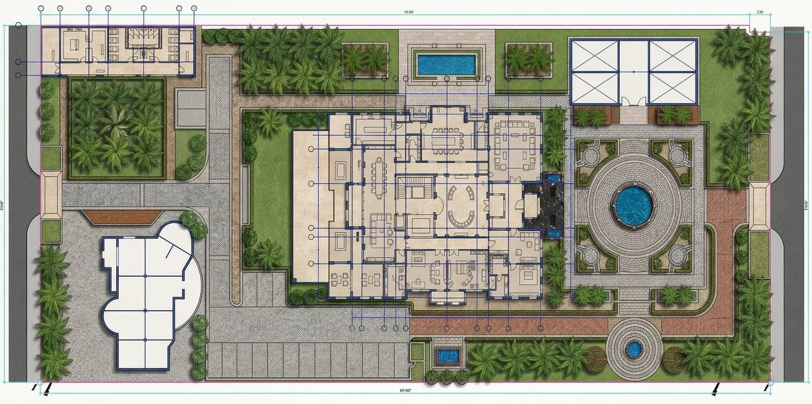 فيلا العين - زاخر، العين، الإمارات العربية المتحدة - Engineering project by Optimal Engineering Consultants Dubai featuring mep services