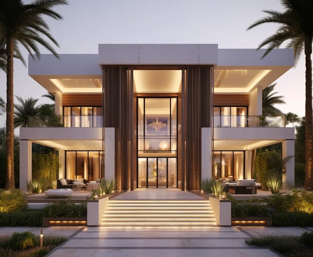 فيلا (B+G+R) - العوير - العوير، دبي، الإمارات العربية المتحدة - Engineering project by Optimal Engineering Consultants Dubai featuring architecture services