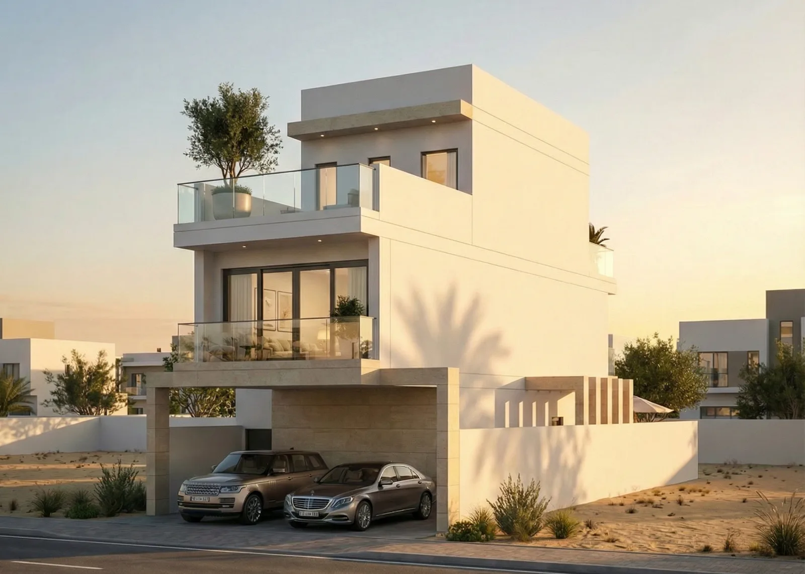 فيلا G+1+R - مدينة هند 4 - مدينة هند 4، دبي، الإمارات العربية المتحدة - Engineering project by Optimal Engineering Consultants Dubai featuring architecture, structure, mep services